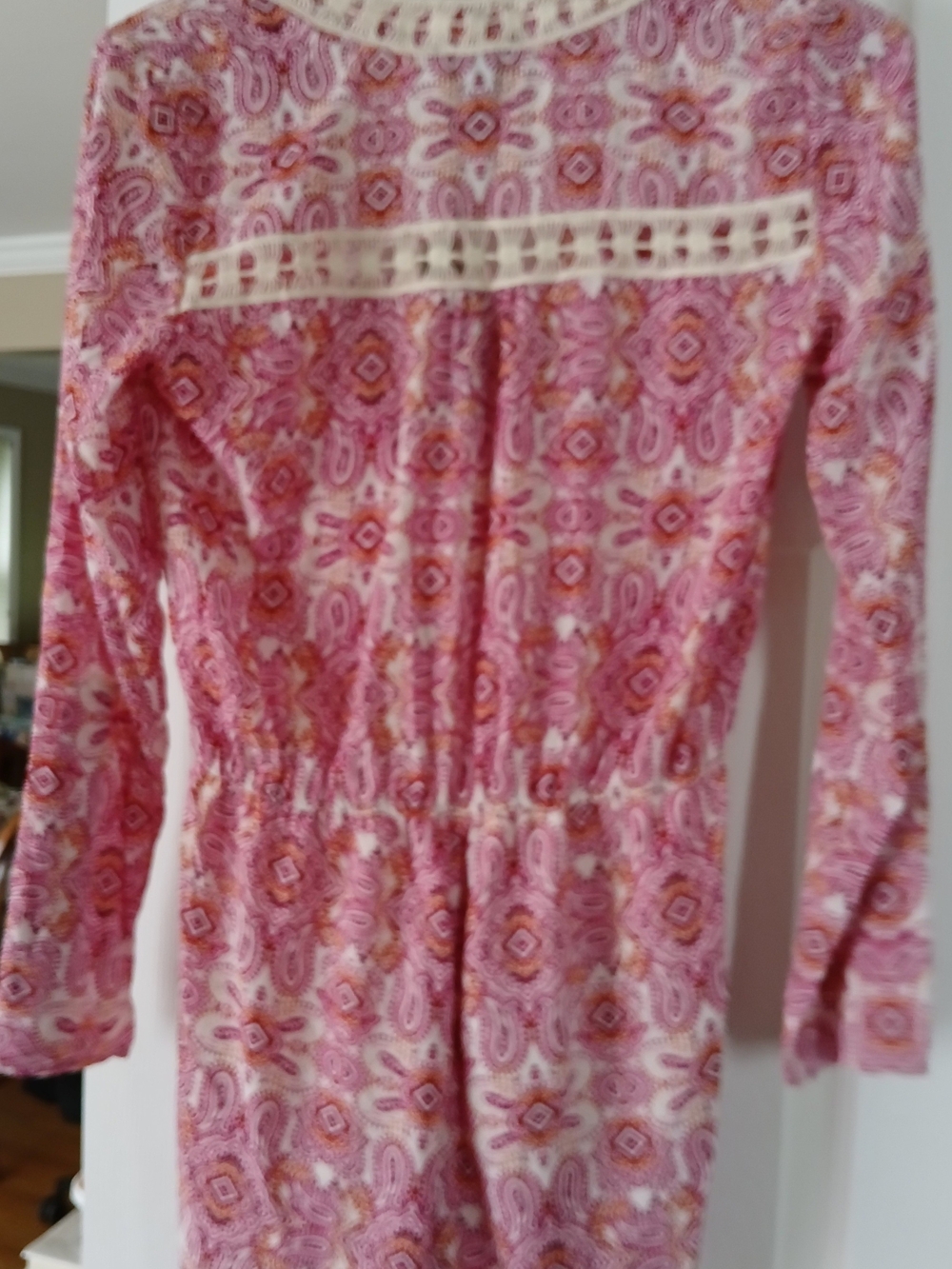 Romeo & Juliet Couture Pink Patterned Casual Shorts Romper